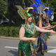 Percussie-act tijdens een straatevenement