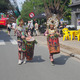 Percussie-act tijdens een straatevenement