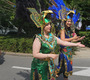 Percussie-act tijdens een straatevenement