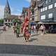 Percussie-act tijdens een straatevenement